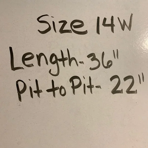 CJ Banks Striped V Neck Tunic Dress Coverup Women 14W Linen Blend Beachy Coastal - Picture 8 of 13